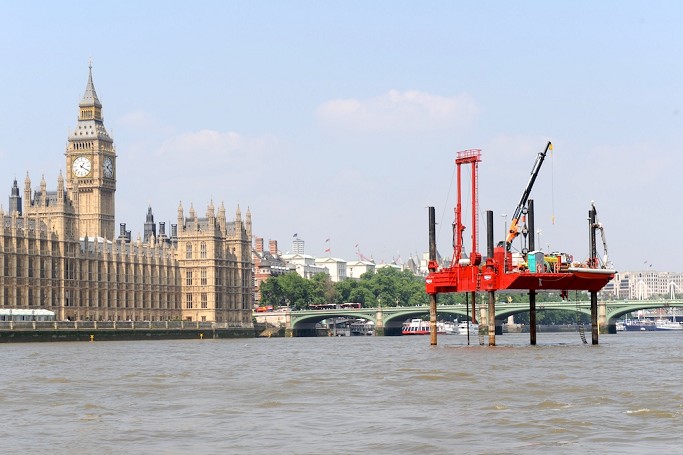 Thames Tideway Borehole drilling